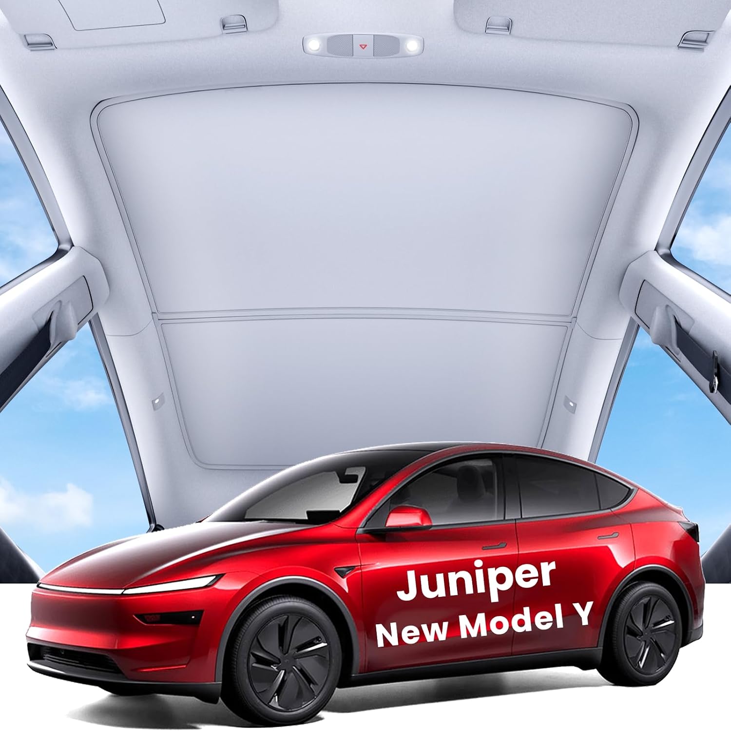 REEVAA 2026 Upgraded Tesla Model Y New (Juniper) Sunshade Ro deal at Amazon