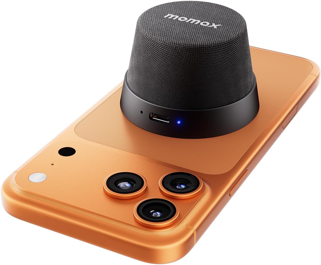 MOMAX Magnetic Portable Bluetooth Speaker, IPX6 Waterproof M deal at Amazon