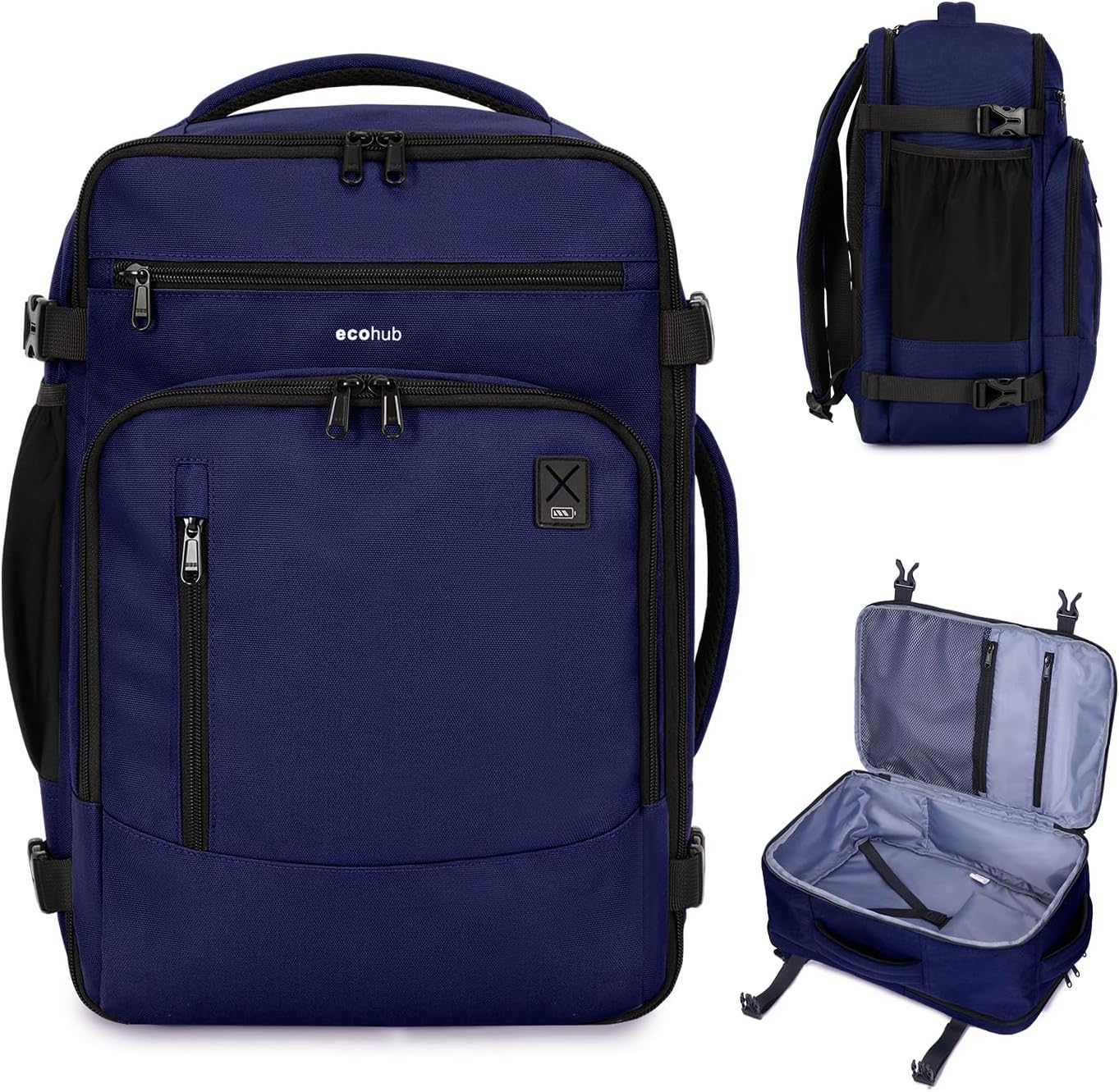 ECOHUB 19" Large Travel Backpack, Carry on Luggage Airline A deal at Amazon