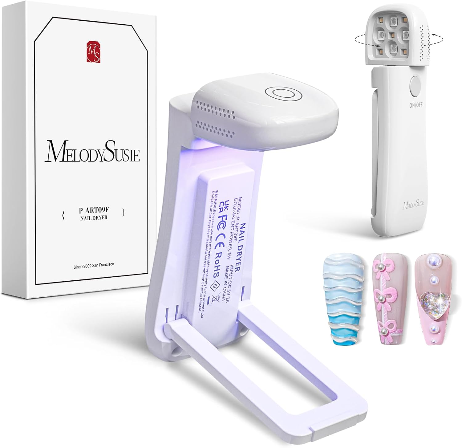 MelodySusie Cordless UV Nail Lamp Only $19.99 at Amazon