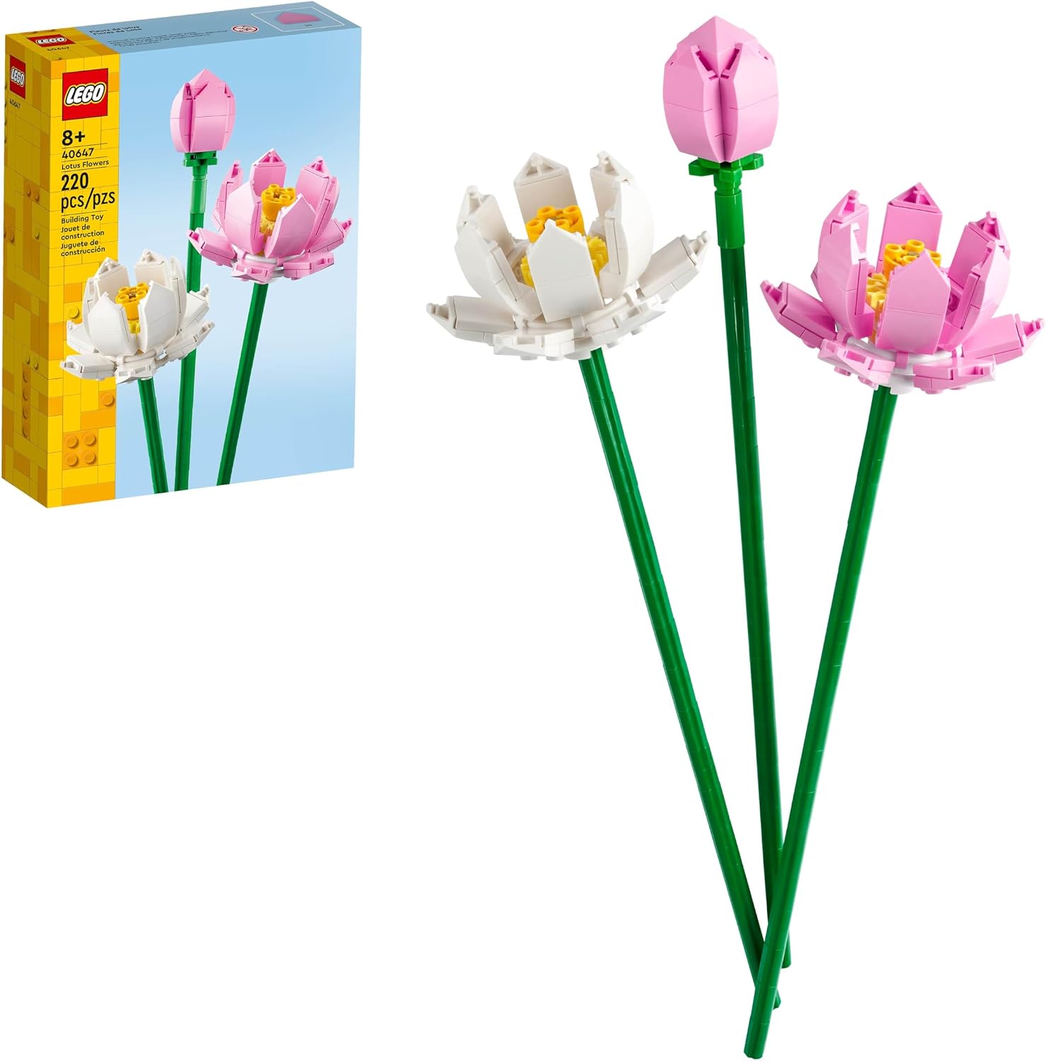 $8.99 Reg $14 LEGO Lotus Flower Only $8.09 (Reg. $14.99) at Amazon