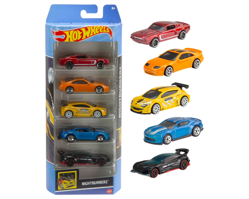 5-Pack Hot Wheels 1:64 Scale Die-Cast Cars or Trucks Deal at Walmart: Save $1.38