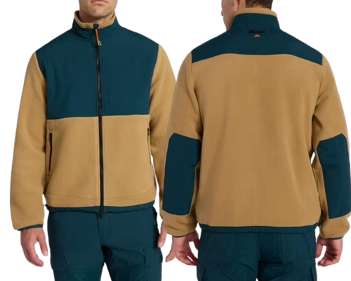 Ozark Trail Men’s Mix Media Fleece Jacket Deal at Walmart: Just $6.91