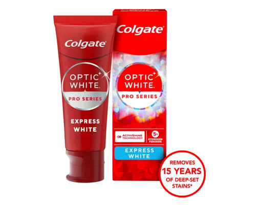 Colgate Optic White Pro Series Express White Toothpaste Deal at Walmart: $8.96