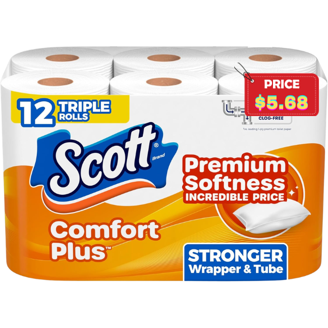 Scott ComfortPlus Toilet Paper Deal: Save 12% on Amazon