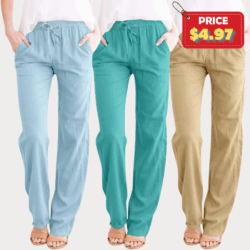 Cotton Linen Pants