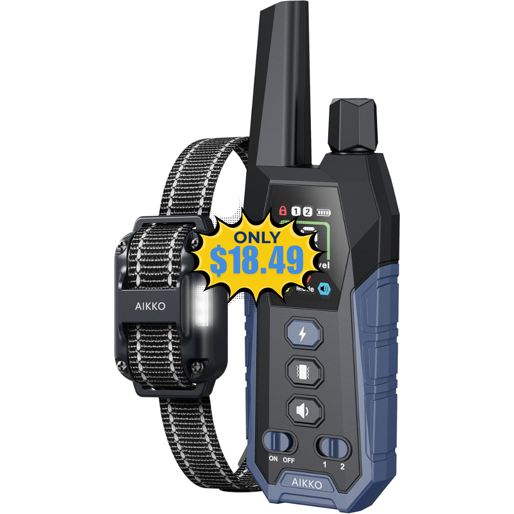 Aikko Dog Shock Collar with Remote Deal: Save 38% on Amazon