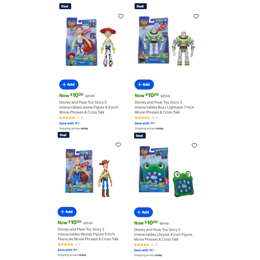 Toy Story 5 Interactables Deal: Save $11.59 at Walmart