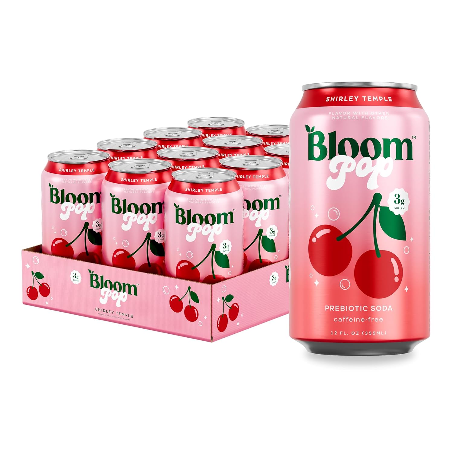 Bloom Pop Prebiotic Soda 12-Packs from deal at Amazon