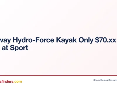 Sport deal card