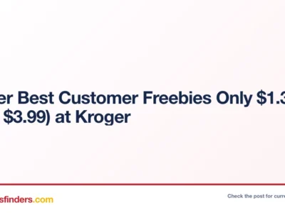 Kroger deal card