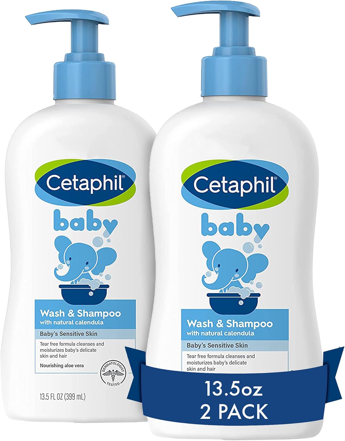 Cetaphil Baby Wash & Shampoo, 13.5oz Pack of 2, Hypoallergen deal at Amazon