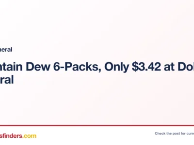 Dollar General deal card