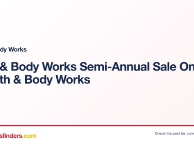 Bath & Body Works deal card