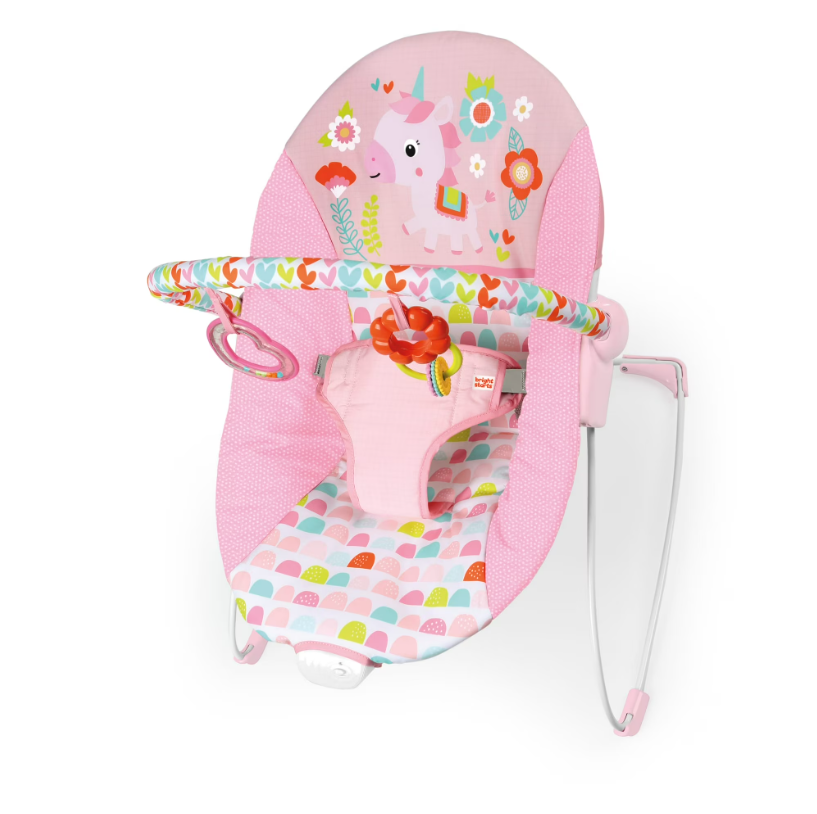 Bright Starts Vibrating Infant Baby Bouncer Deal: Save $11.11 at Walmart
