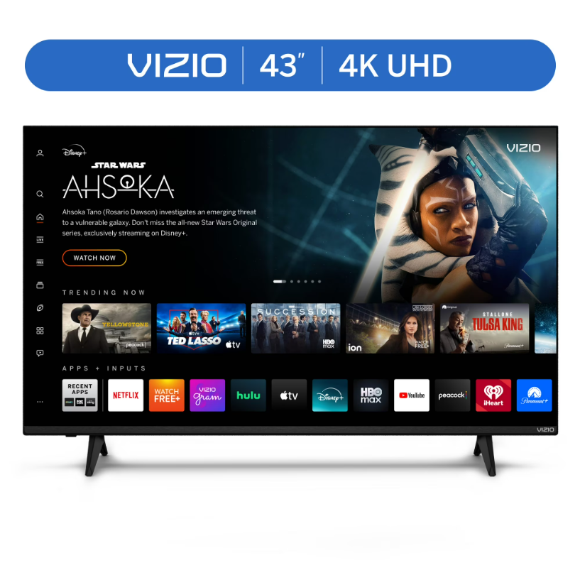 VIZIO 43″ 4K Smart TV Deal: Save 50% at Walmart