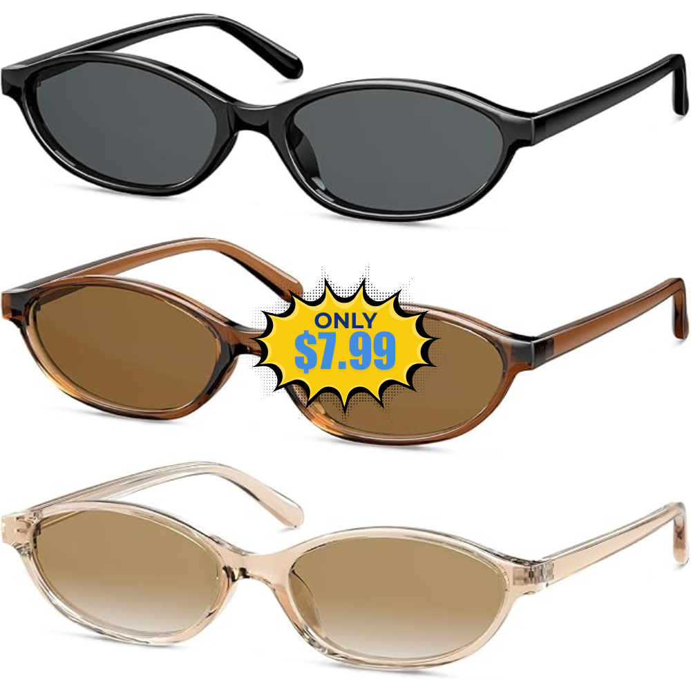 Womens Polarized Sunglasses 3 Pack Deal: Save 53% at Amazon