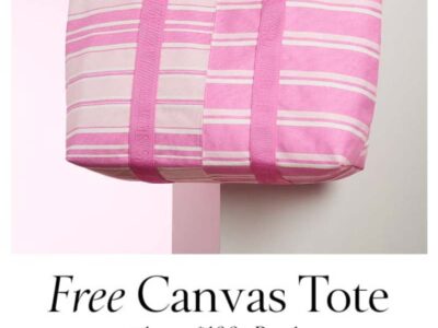 Extra 25% off sale items + free tote on $100+ at Victorias Secret via promo code TOTE100