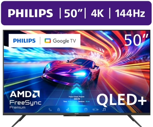 Walmart Electronics Pick: Philips 50" 144Hz QLED+ 4K UHD Goo deal at Walmart