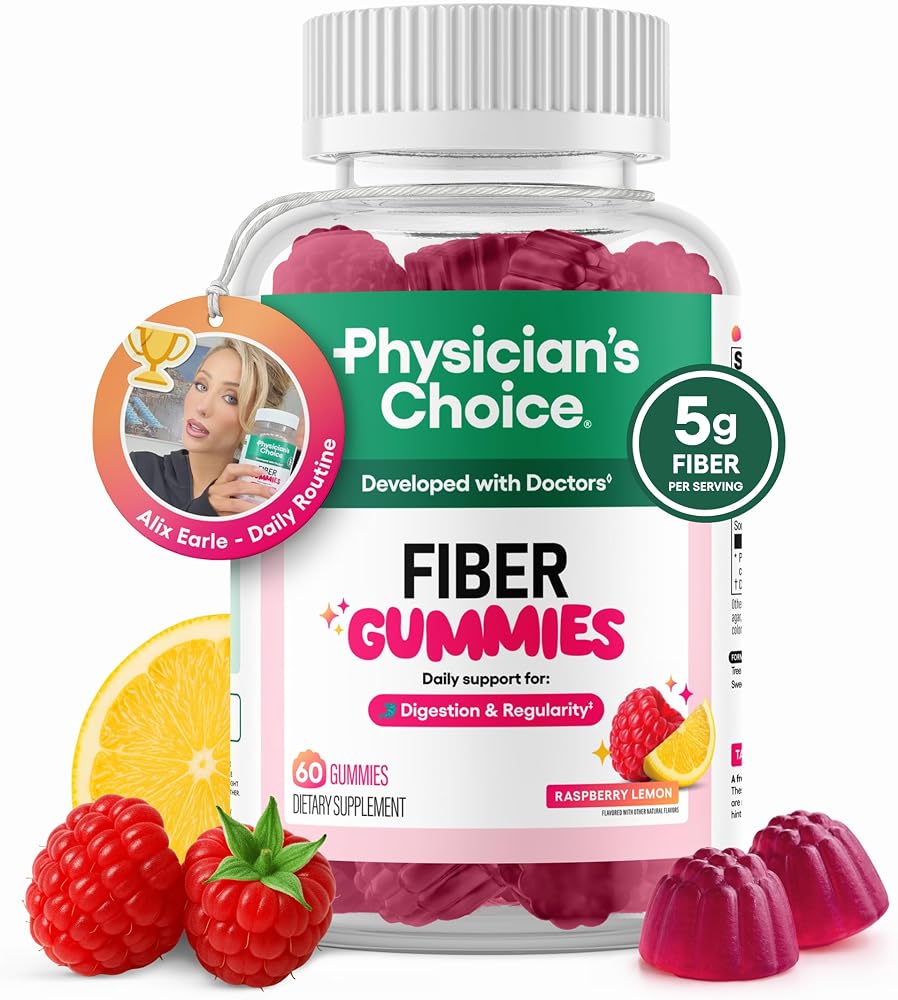 Physician's CHOICE Fiber Gummies for GLP-1 Support - No Suga deal at Amazon