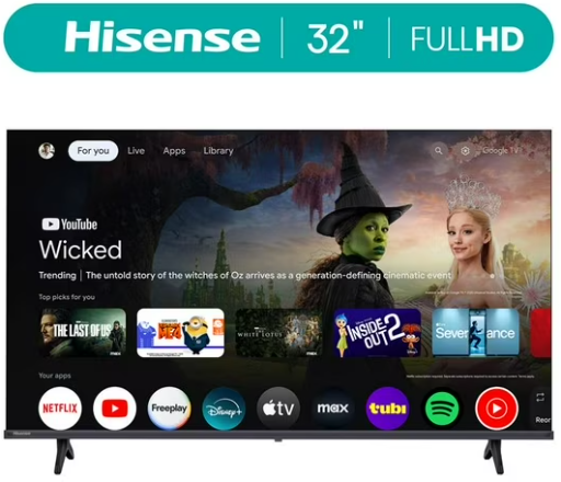 Walmart Electronics Pick: Hisense 32 inch Full HD Smart Goog deal at Walmart