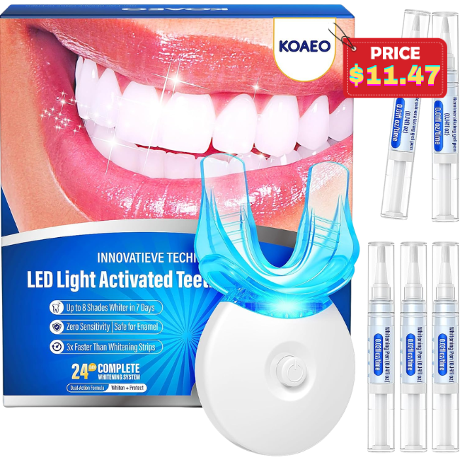 Teeth Whitening Kit Sale: Save 50% at Amazon