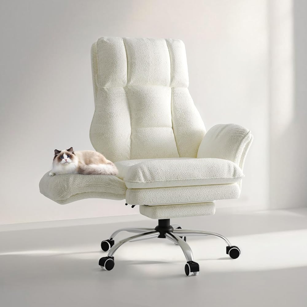 Big and Tall Office Chair, Flip Armrests for Pets & Cross Le deal at Amazon