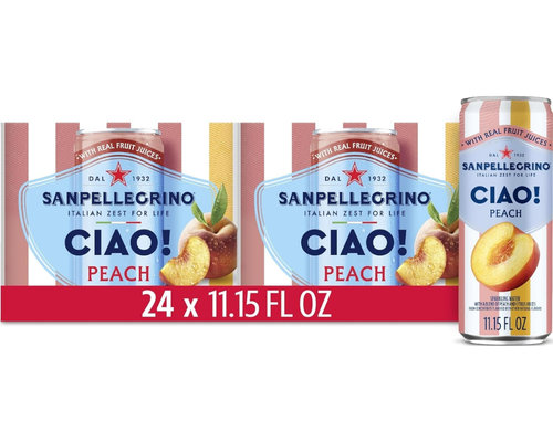 24-Pack Sanpellegrino Sparkling Natural Mineral Water Deal: 40% off at Amazon
