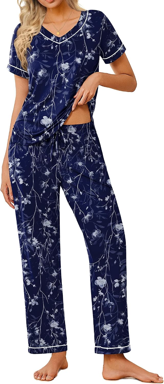 Ekouaer Pajamas for Women Set 2 Piece Lounge Only $25.99 at Amazon