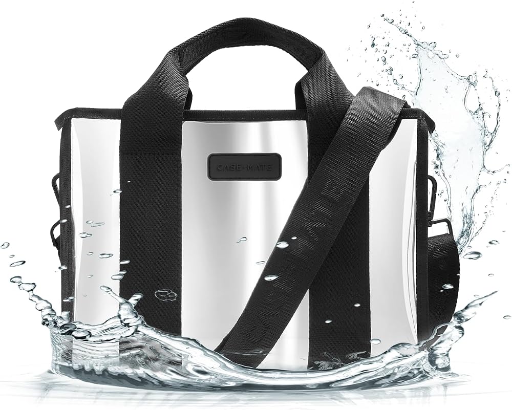 Case-Mate Silver Chrome Jelly Tote Bag (Medium Only $44.08 at Amazon