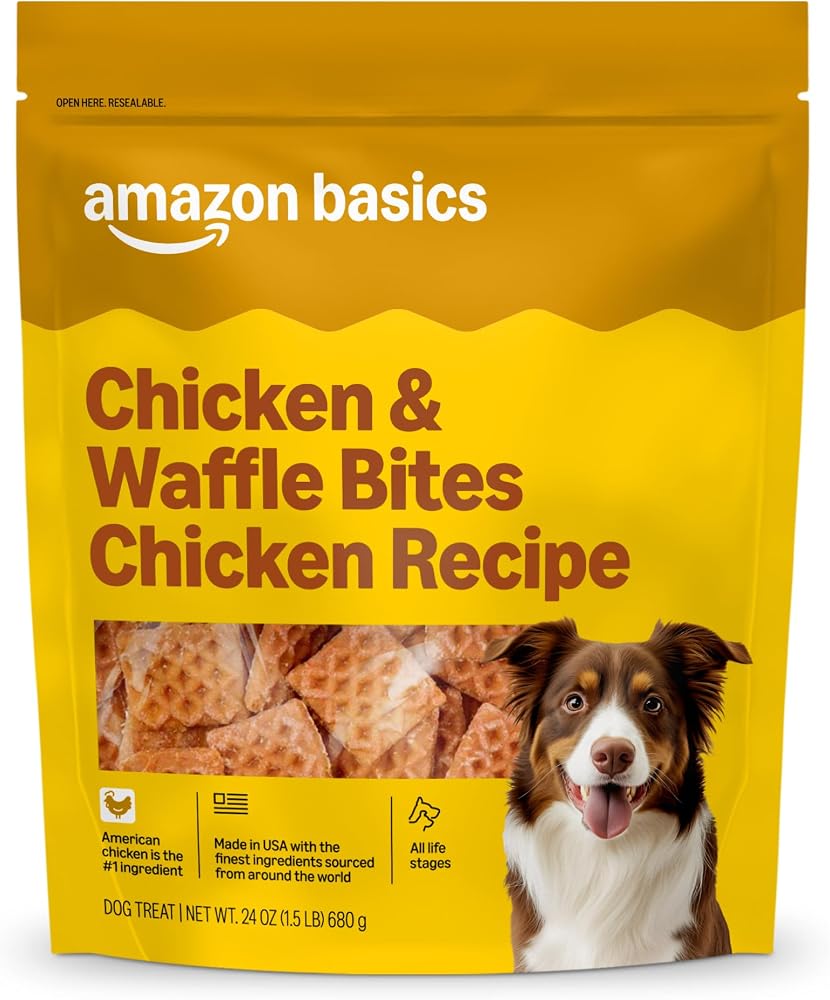 Amazon Basics Dog Treats Chicken and Waffle Only $17.09 at Amazon