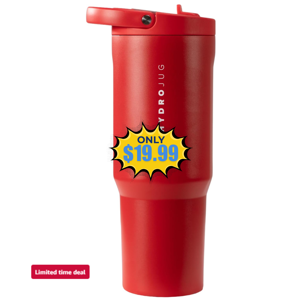 HydroJug Sport Stainless Steel Tumbler 40oz Deal: Save 50%