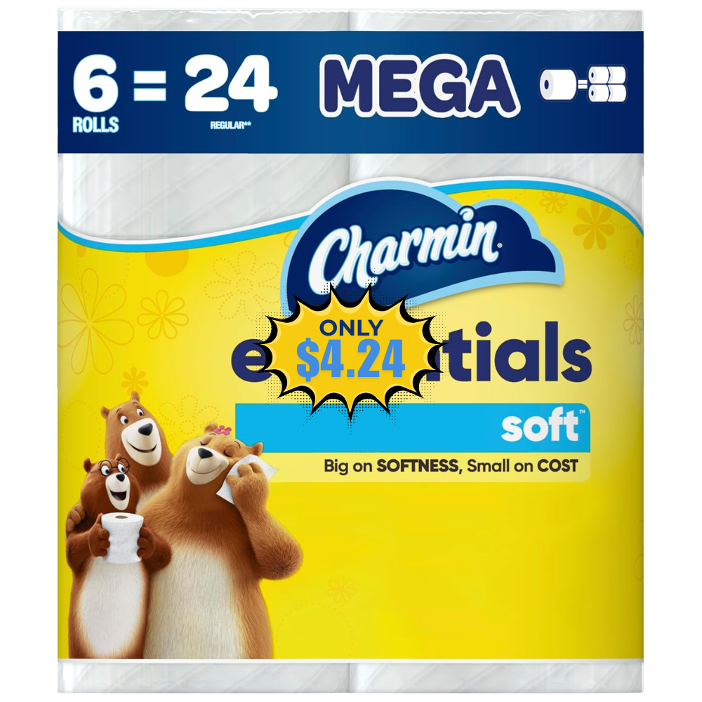 Charmin Essentials Soft Toilet Paper Deal: Save 34% at Amazon