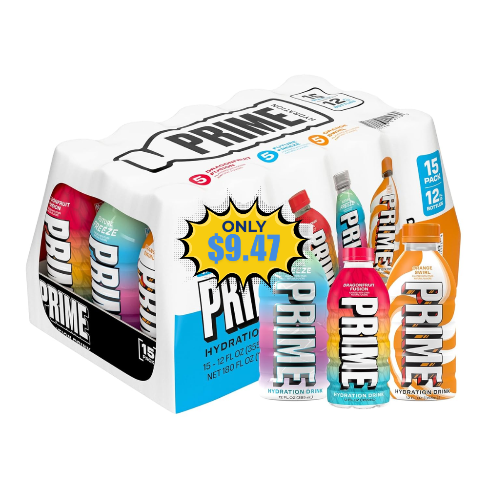 PRIME HYDRATION Variety Sports Drinks Deal: Save 33% at Amazon