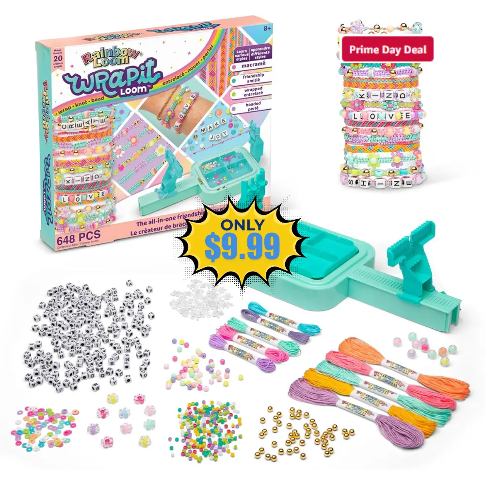 Rainbow Loom Wrap it Loom Bracelet Maker Deal: Save 55% at Amazon