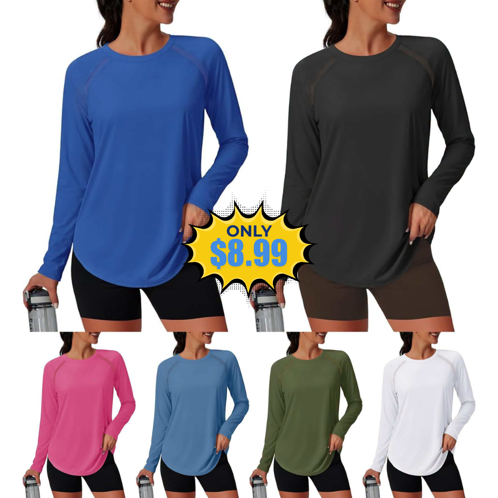 NIASHOT Womens Workout Tops Deal at Amazon