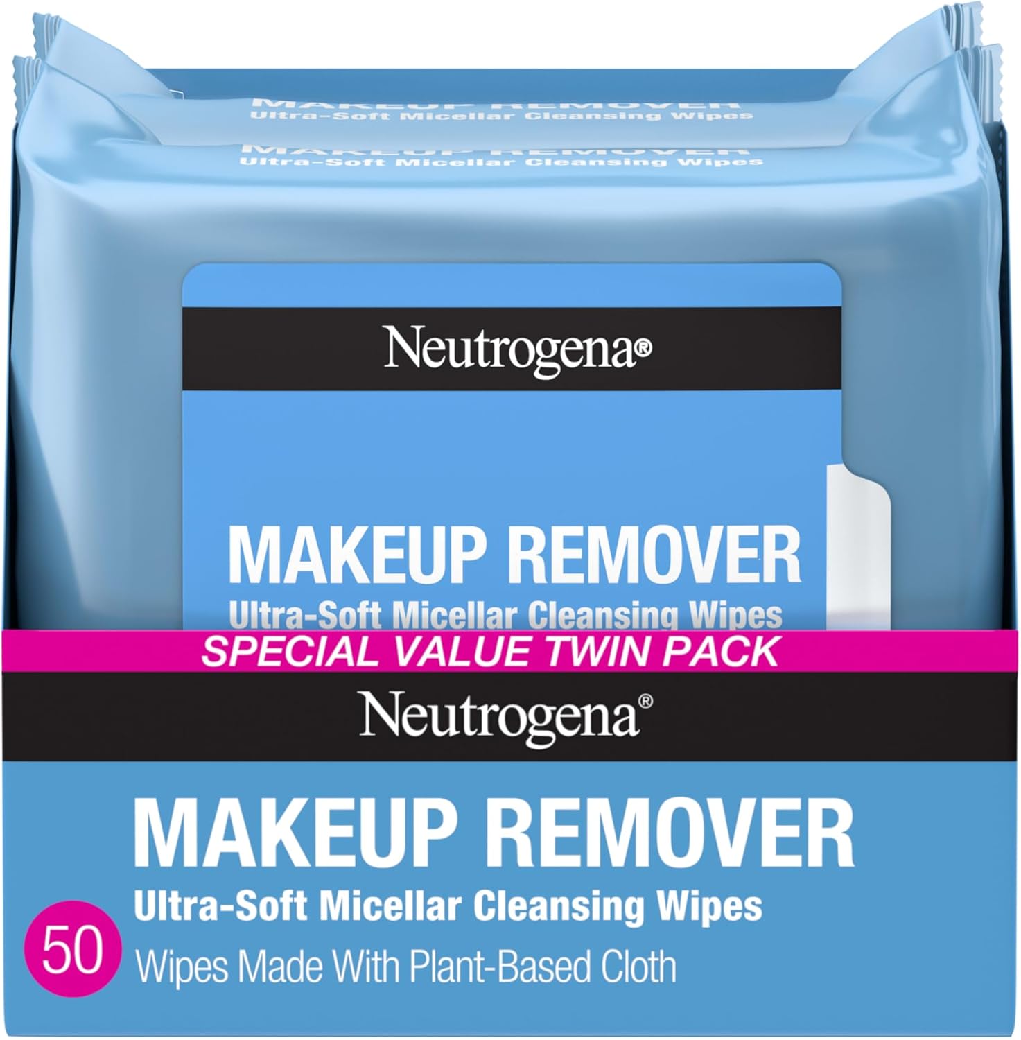 Neutrogena Makeup Remover Micellar Wipes for Face Daily Gent deal at Amazon