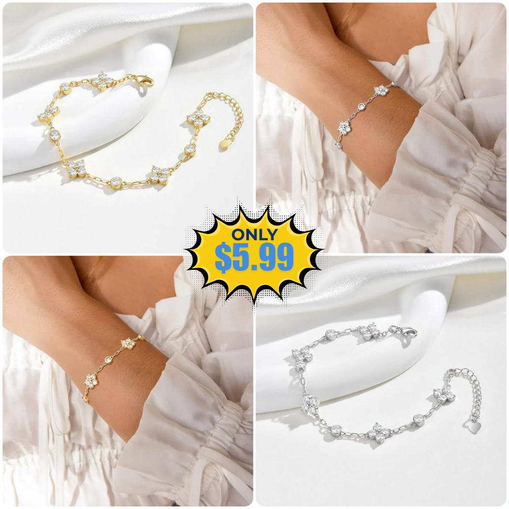 Women’s Floral Bracelet Deal: Save $4.50 at Amazon