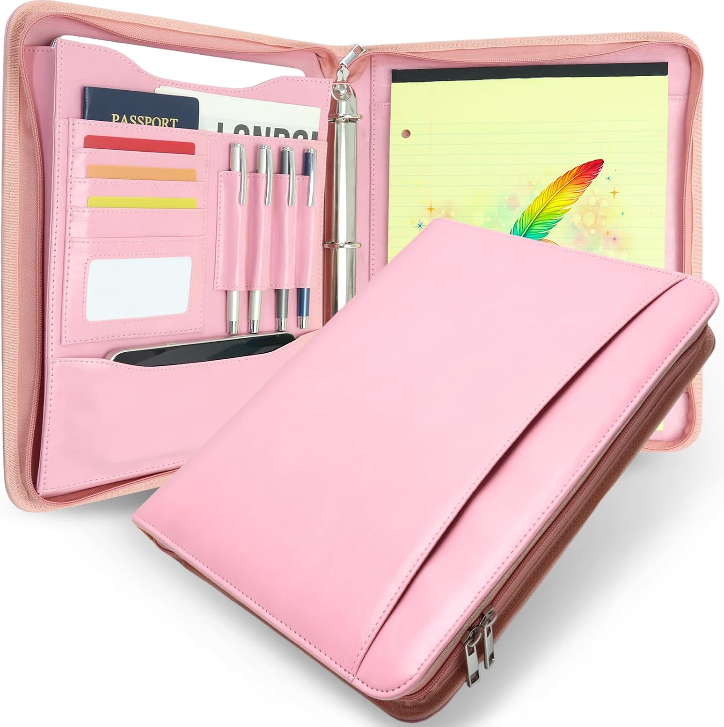 FORTAVEM Faux Leather Zippered Only $26.84 (Reg. $34.99) at Amazon