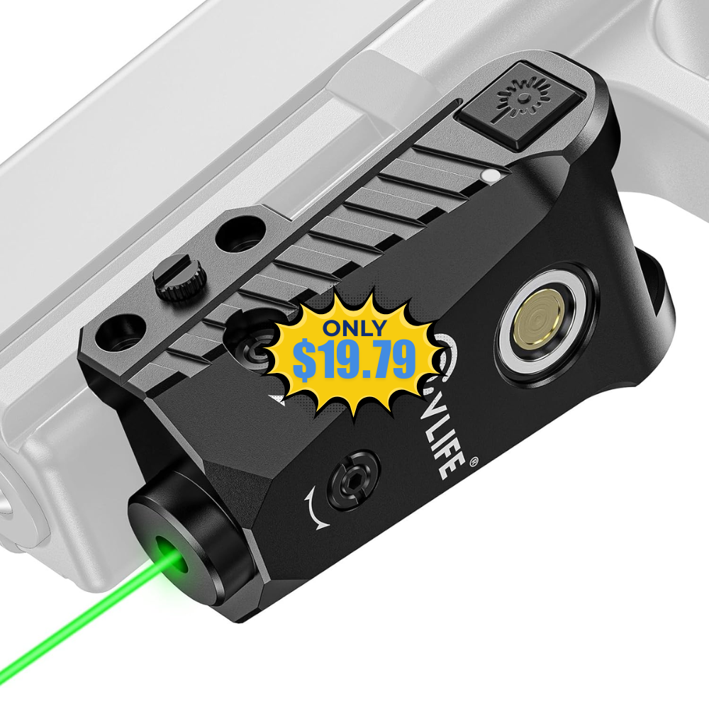 CVLIFE Picatinny Green Laser Sight Deal at Amazon: Save with promo code E6KR2OZ6