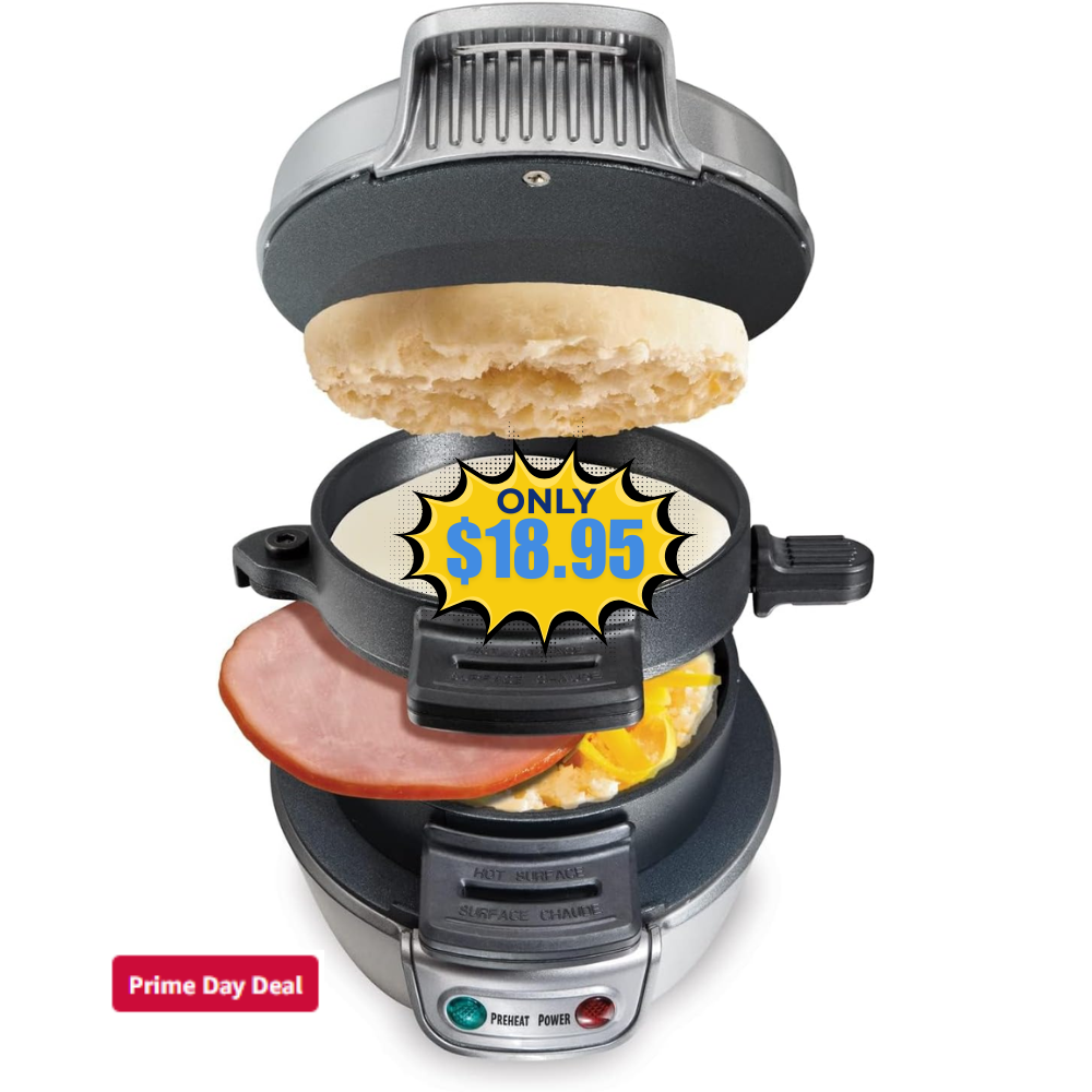 Hamilton Beach Breakfast Sandwich Maker Deal: Save 37% on Amazon