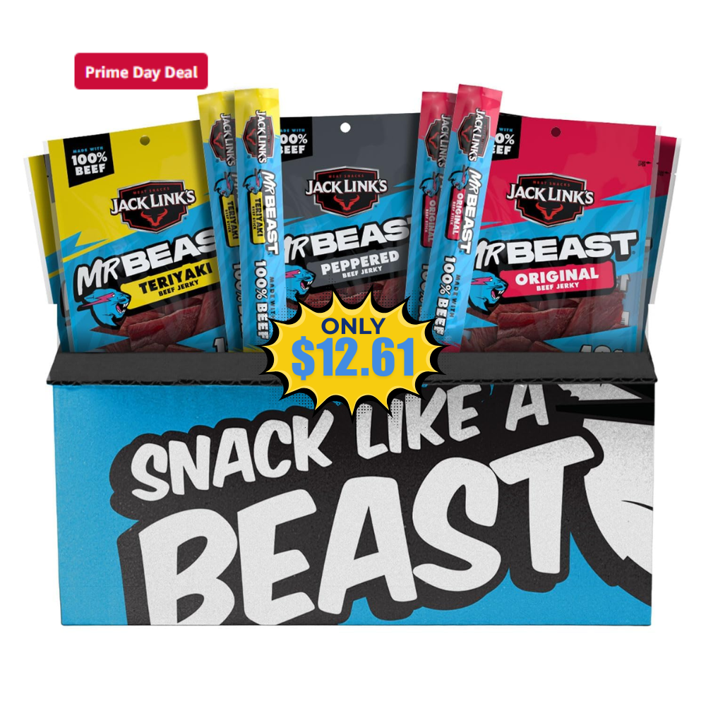 MrBeast Beef Jerky Deal: Save 43% at Amazon