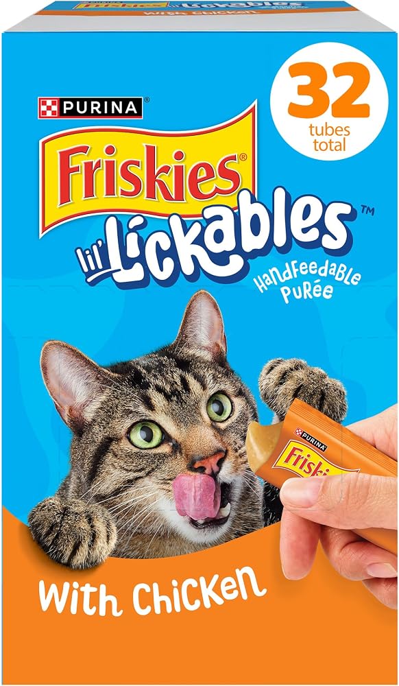 Purina Friskies Lil’ Lickables with Chicken Lickable Cat Tre deal at Amazon