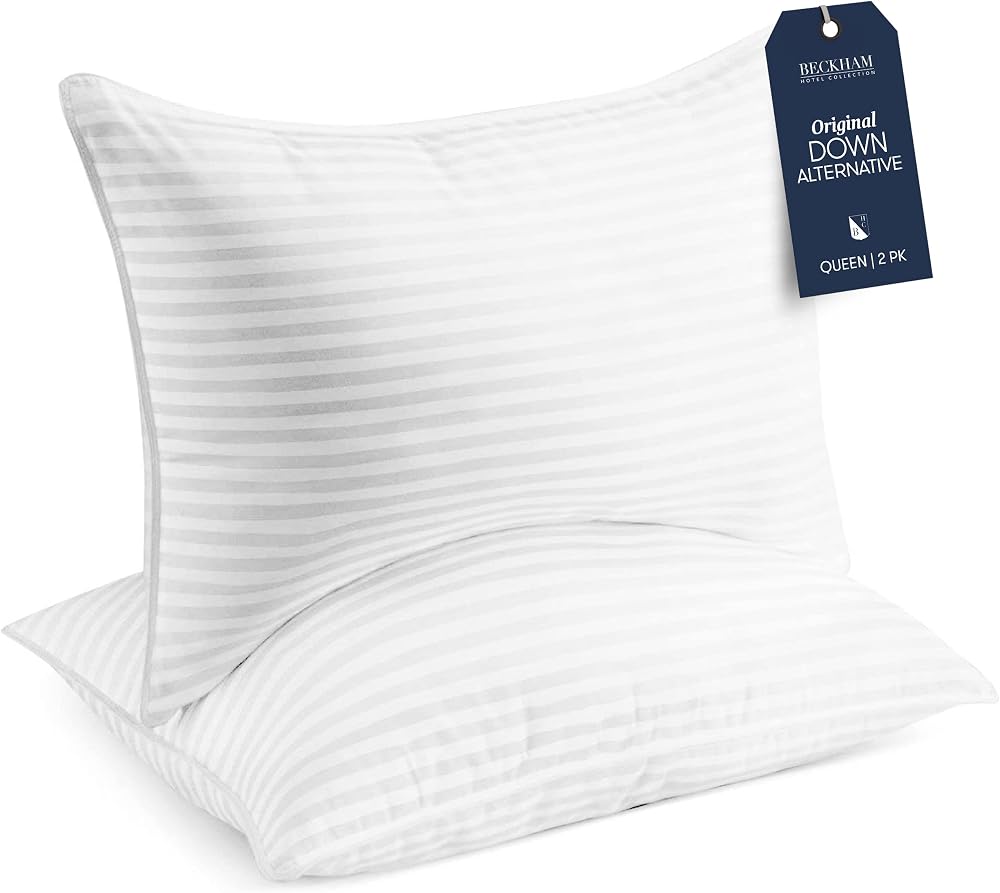 Beckham Hotel Collection Bed Pillows Standard/Queen Size Set deal at Amazon
