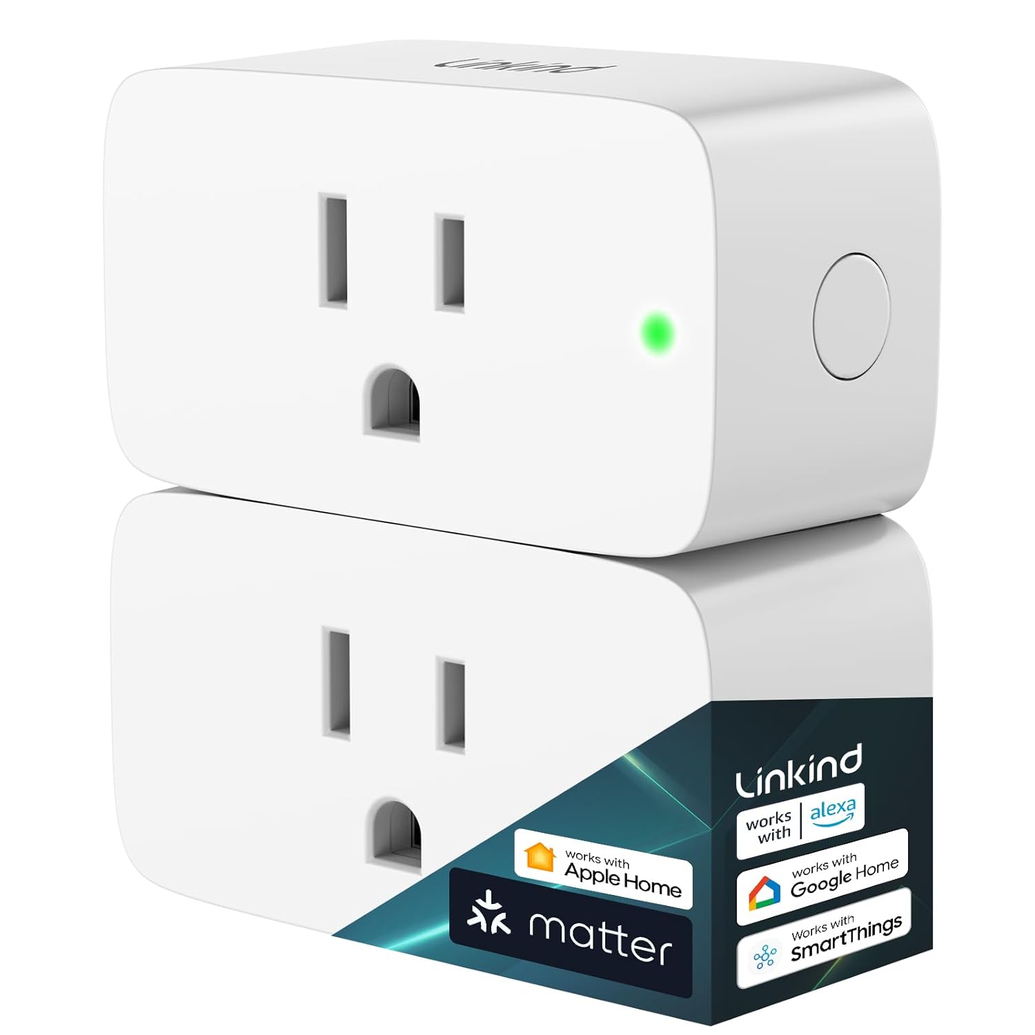 2-Pk Linkind 15A/1800W Matter Only $18.03 (Reg. $24.99) at Amazon