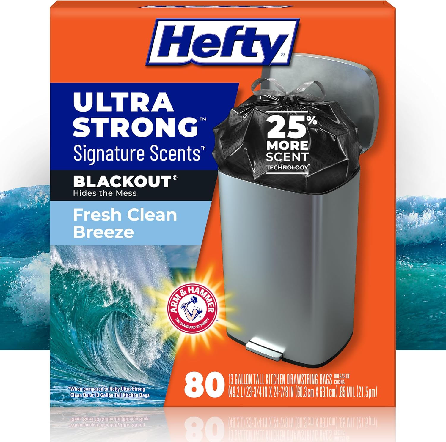 Prime: 80-ct 13-gal Hefty Ultra Only $9.99 (Reg. $18.49) at Amazon