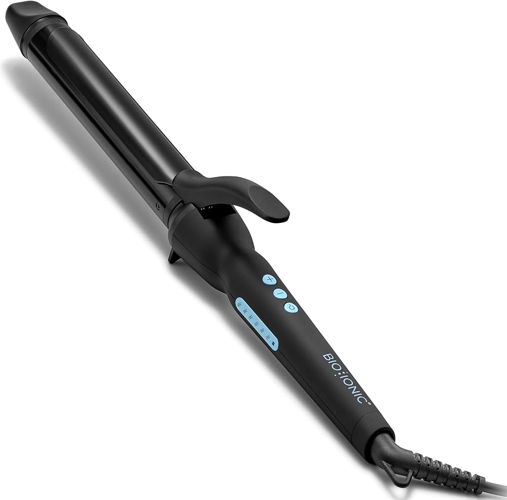 Bio Ionic Long Barrel Styler, 1.25 inch Extended Curling Iro deal at Amazon