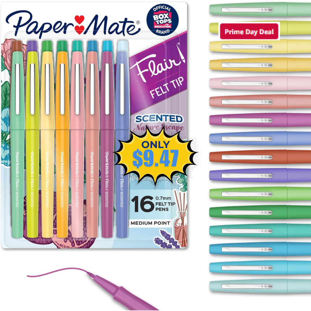 Paper Mate Flair Scented Pens Deal: Save 62% at Amazon