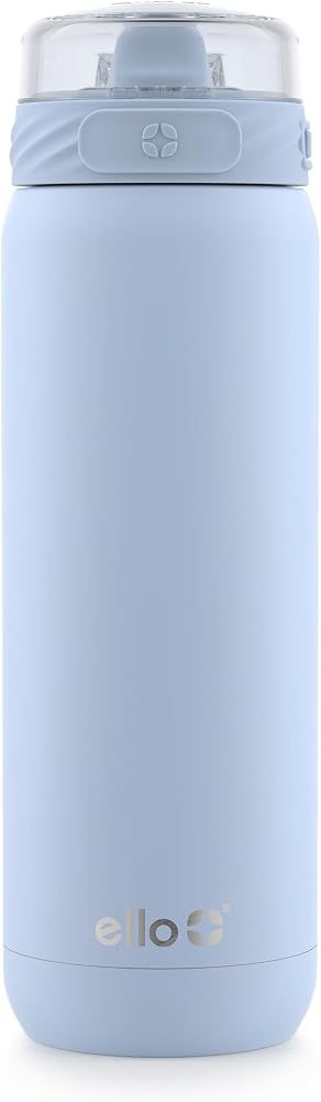 Ello Cooper 32oz Stainless Steel Water Bottle with Straw and deal at Amazon