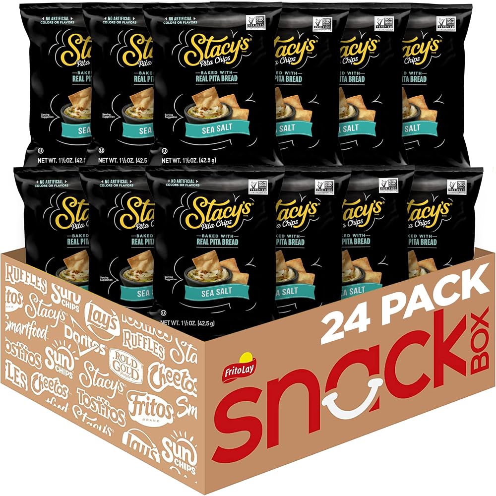 Stacy’s Pita Chips, Sea Salt, No Artificial Colors or Flavor deal at Amazon